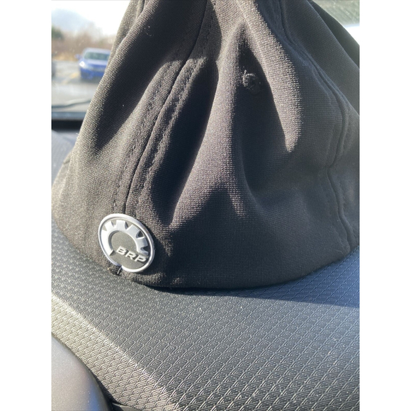 CAN-AM Men's Commander S/M Stretch Cap Black Yellow BRP GREAT Quad Or Sled Hat! - Picture 9 of 11